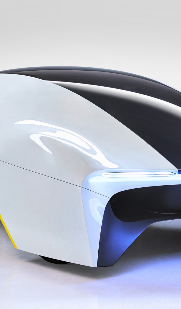 Необычный электромобиль  IED Scilla, 2018 на сером фоне