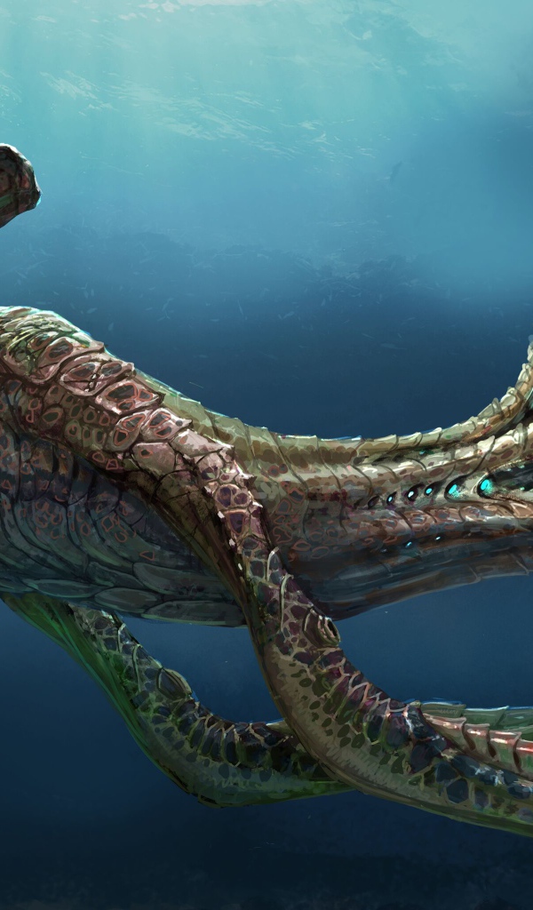 Морское чудовище новой компьютерной игры Subnautica, 2018
