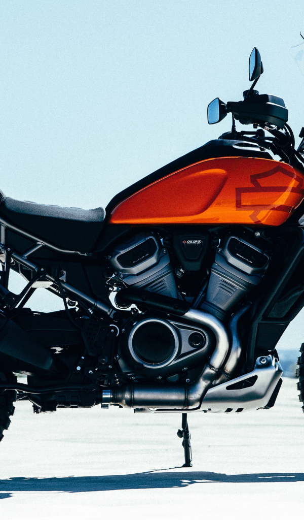 Мотоцикл Harley-Davidson Pan America 2021 года вид сбоку