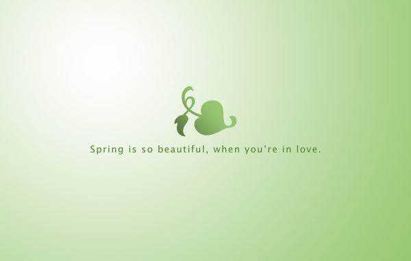 Весна - пора, когда ты влюблен
