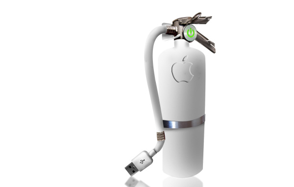 Apple iFire extinguisher