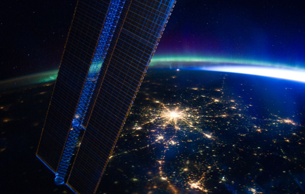 Москва картина из космоса