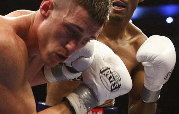 Boxer Thomas Hearns crushing blow