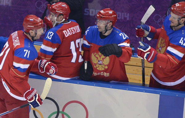 На олимпиаде в Сочи российские хоккеисты
