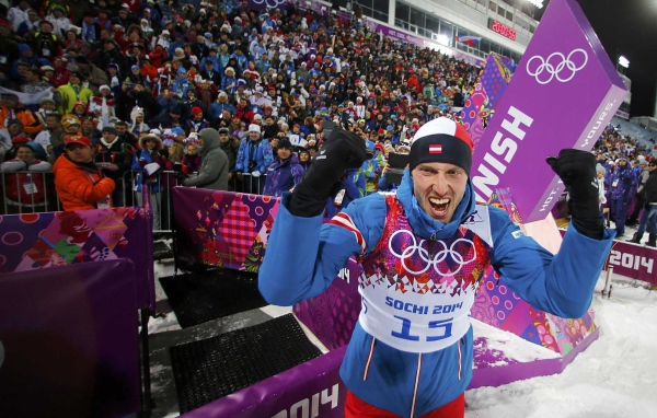 Доминик Ландертингер сребряный медалист на Олимпиаде в Сочи