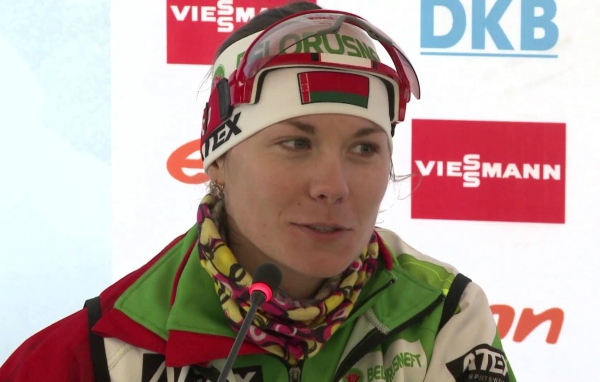 Надежда Скардино белорусская биатлонистка бронзовая медаль на олимпиаде в Сочи 2014 год