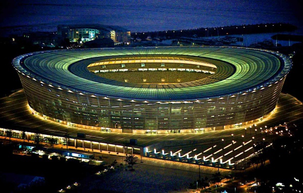 Ночной стадион Чемпионата Мира по футболу в Бразилии 2014