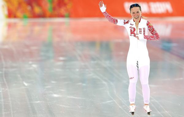Ольга Граф Россия скоростной бег на коньках бронзовая медалистка на Олимпиаде в Сочи