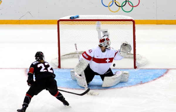 Швейцарские хоккеистки на олимпиаде в Сочи