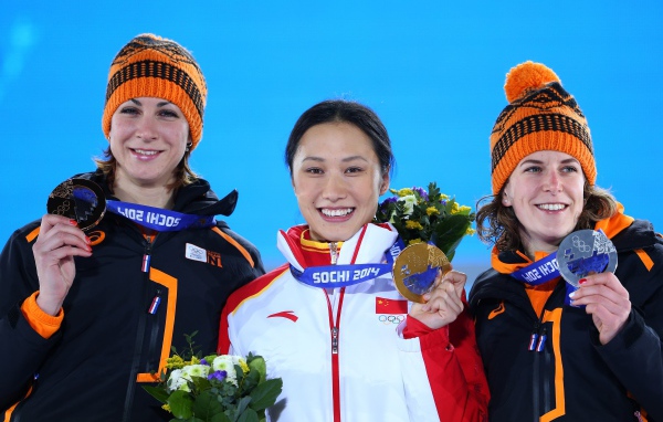 Обладательница двух бронзовых медалей в дисциплине скоростной бег на коньках Маргот Бур из Нидерландов