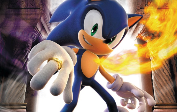 Герой видео игры Sonic