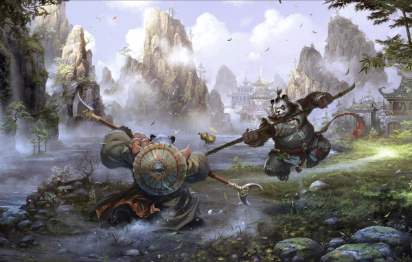 Сражение в игре World of Warcraft Mists of Pandaria