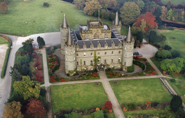 Старинный замок в Шотландии