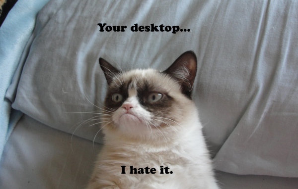 Я ненавижу твой рабочий стол