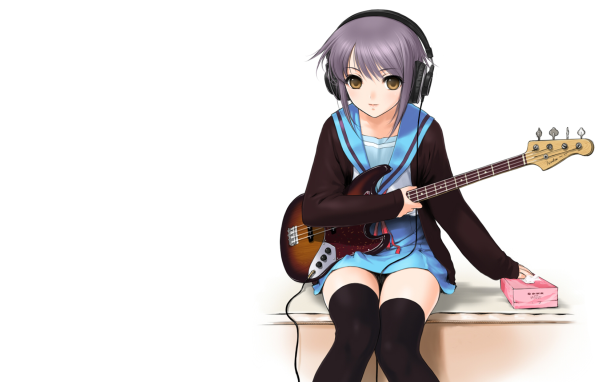 Девушка с гитарой Харухи Судзумия