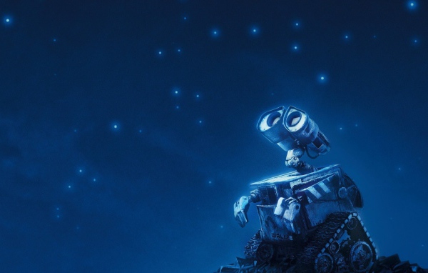 Робот WALL·E смотрит на звезды