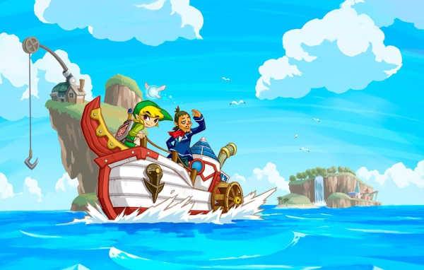 Морское путешествие в игре The Legend of Zelda The Minish Cap