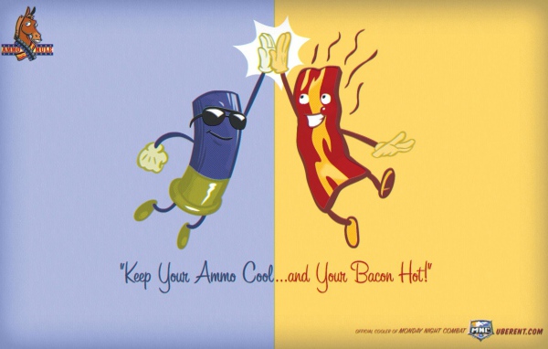 Keep cartridges cool and hot bacon