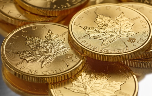 Золотые монеты Канада 