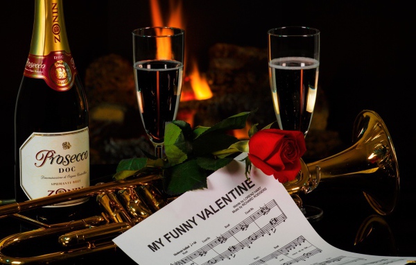 Romantic music and the wine lovers