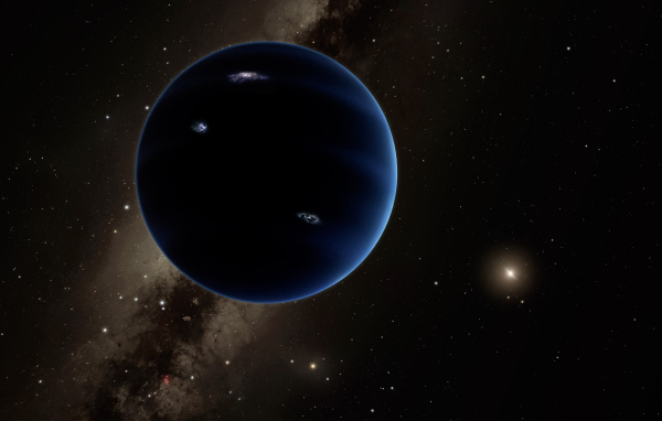 Восьмая планета Нептун  в звездной галактике 