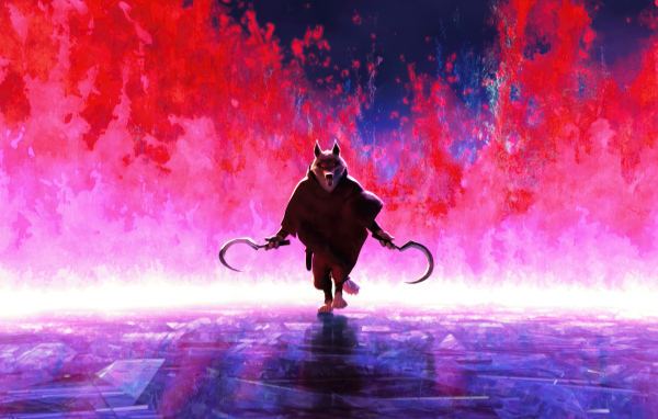 Волк из мультфильма Кот в сапогах 2: Последнее желание