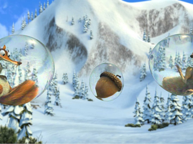 Белки в пузырях Ice Age