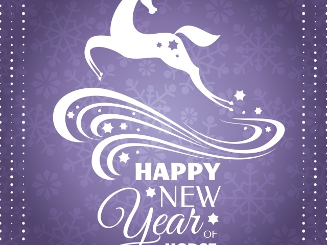 Happy new year 2014 - the year of the horse