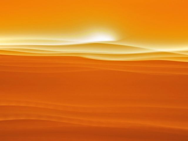 Orange desert
