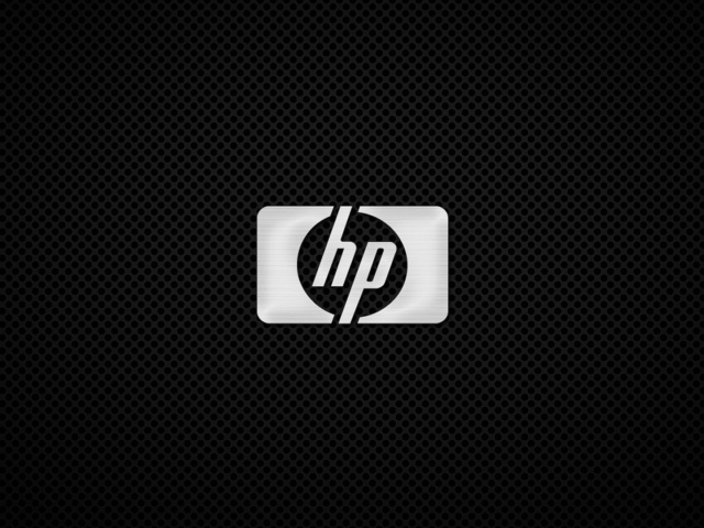 Лого HP на сетке