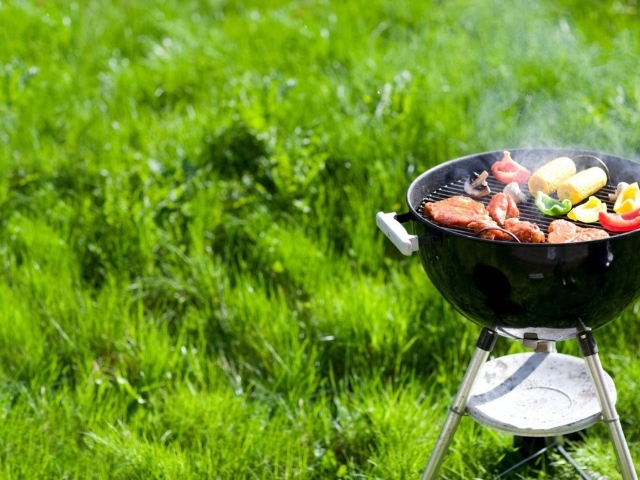 BBQ grill outdoors wallpapers and images - wallpapers, pictures, photos