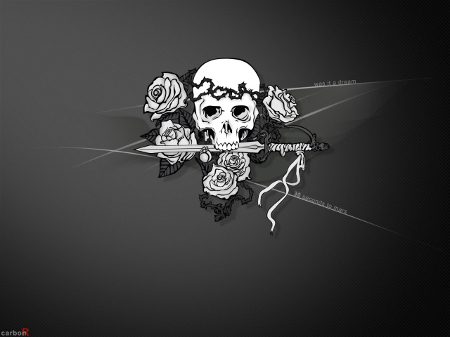 Skull and roses wallpapers and images - wallpapers, pictures, photos