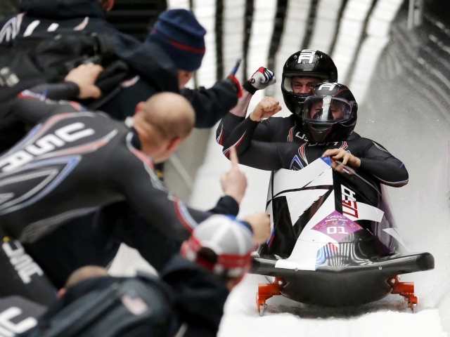 Curtis Tomasevich American bobsled bronze medalist in Sochi