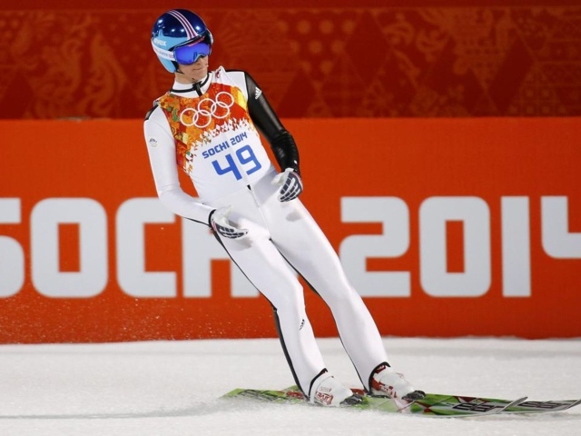 Обладатель серебряной и бронзовой медали в дисциплине прыжки на лыжах с трамплина Петер Превц на олимпиаде из Словении