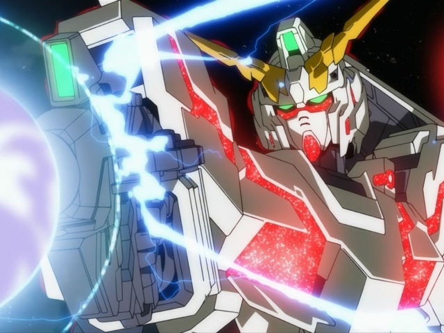 Персонаж мультфильма Mobile Suit Gundam Unicorn