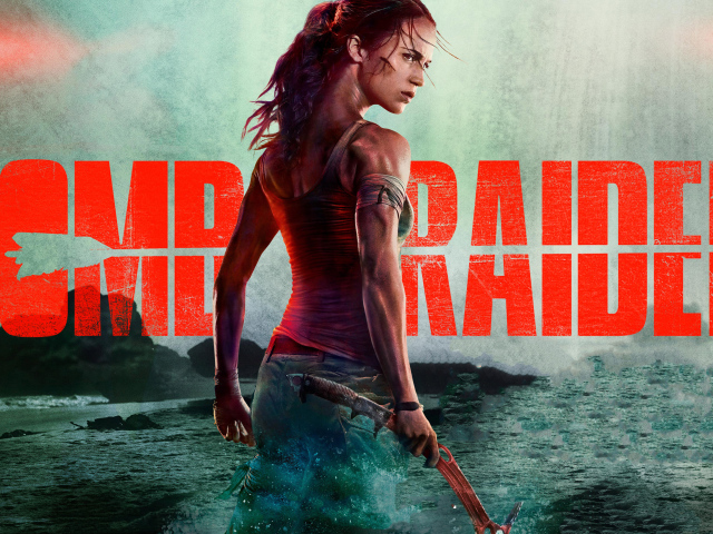 Логотип нового фильма Tomb Raider. Лара Крофт, 2018