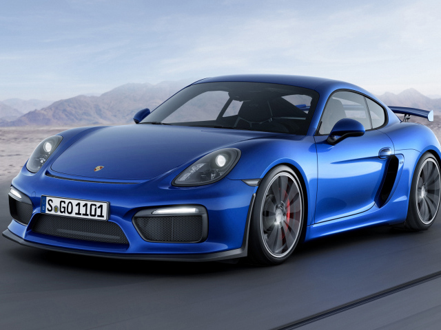 Быстрый синий автомобиль Porsche 911 GT3