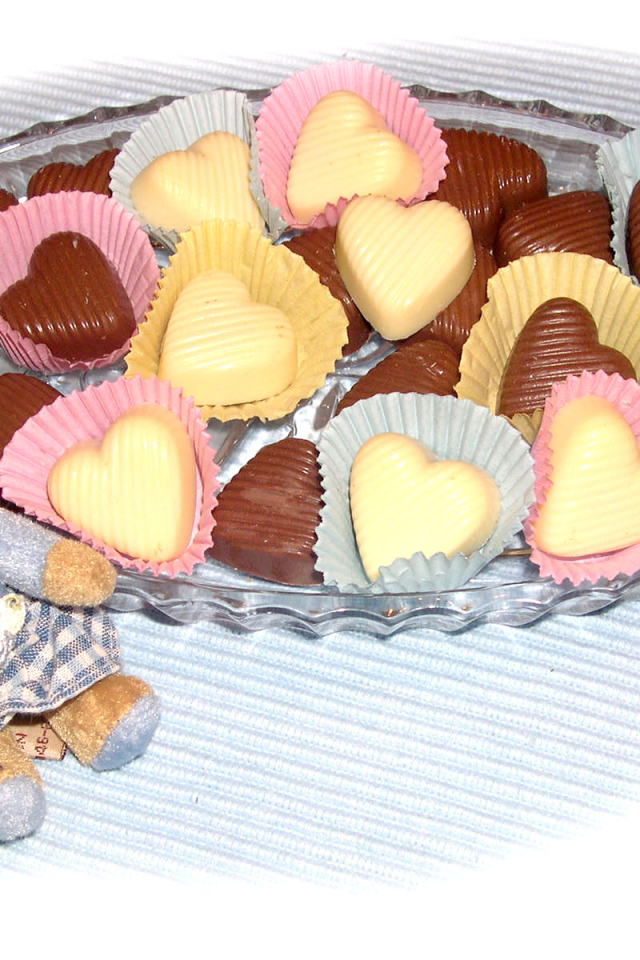 Шоколадные сердечки в День Святого Валентина