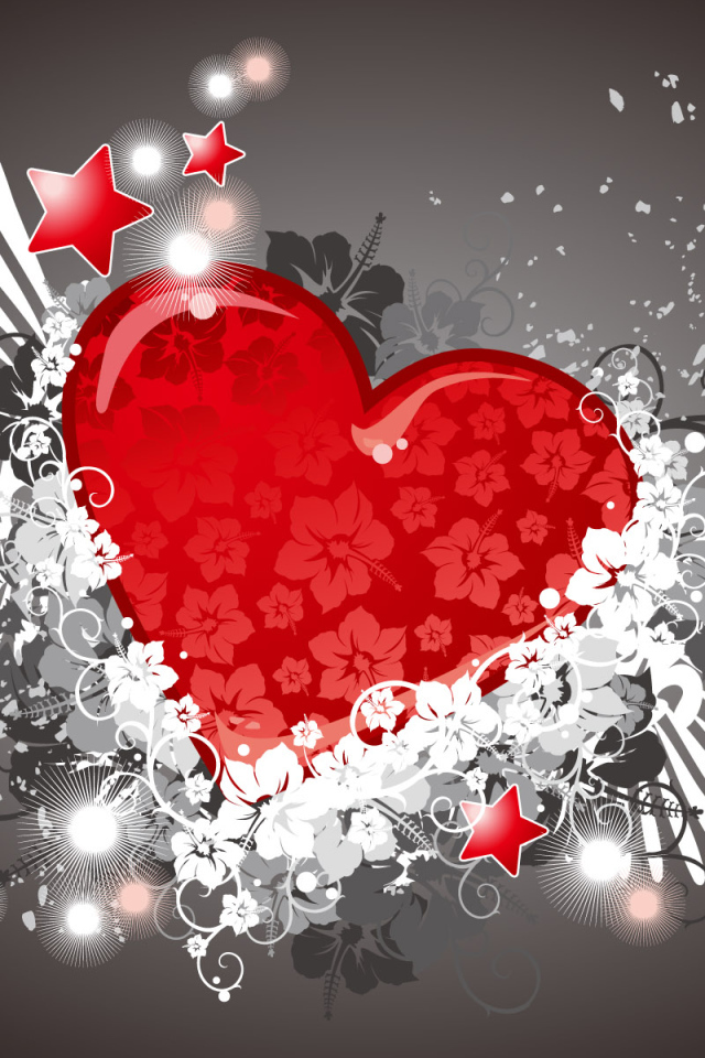 Векторное сердечко в День Св. Валентина