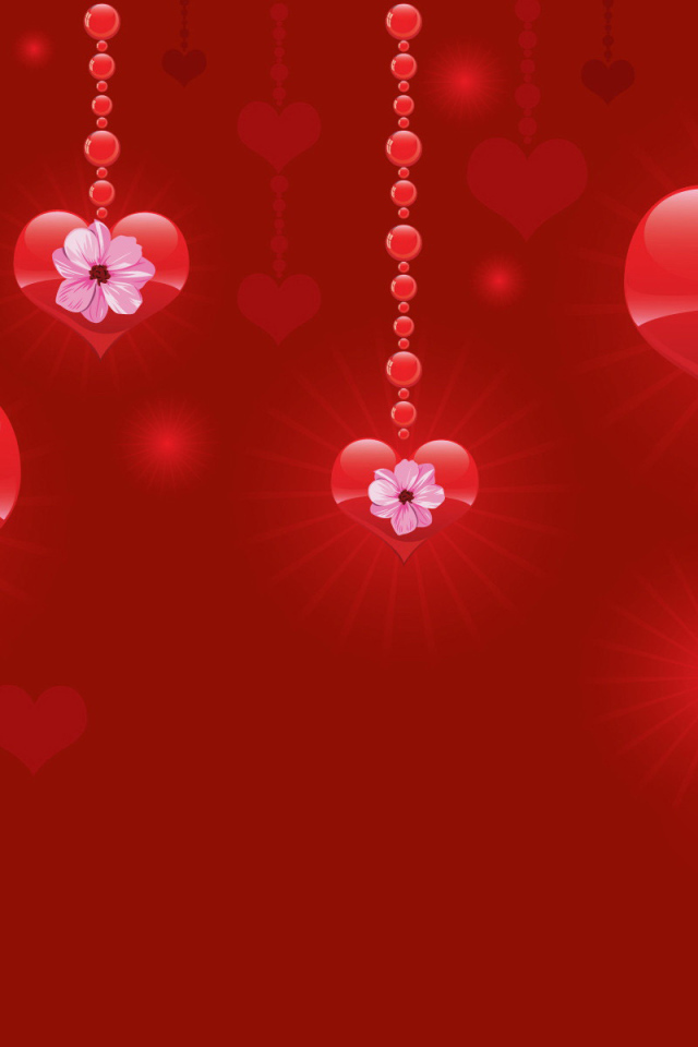 Сердца в День Влюбленных