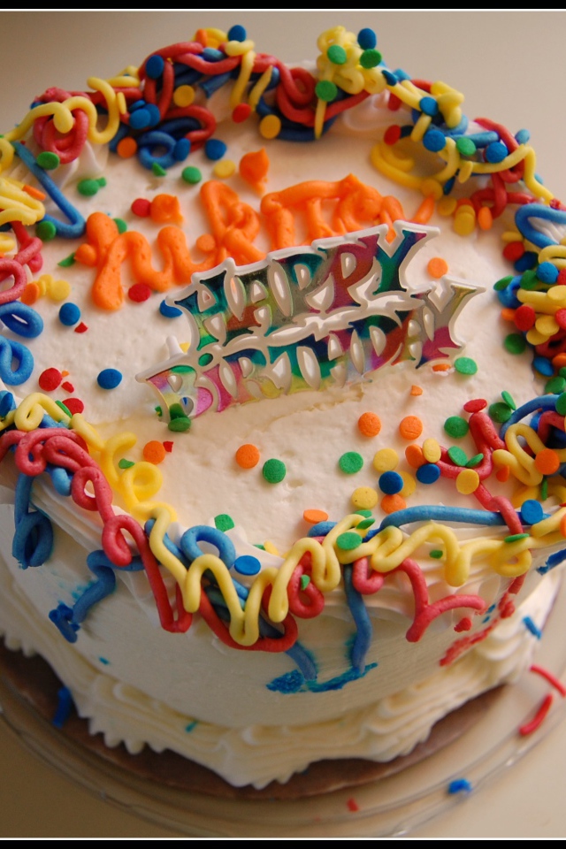  Первый торт на день рождения