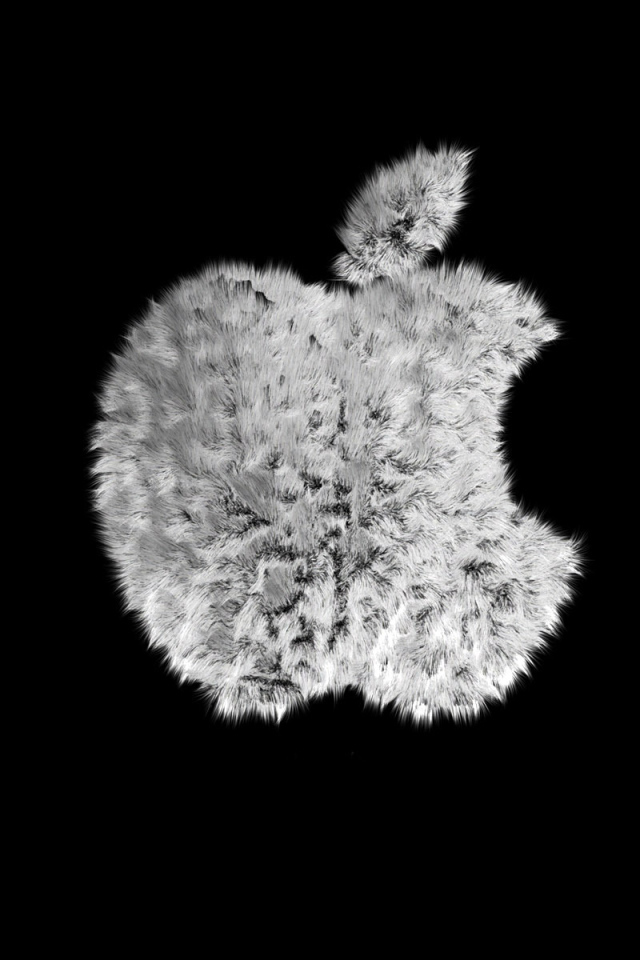 Меховой логотип Apple