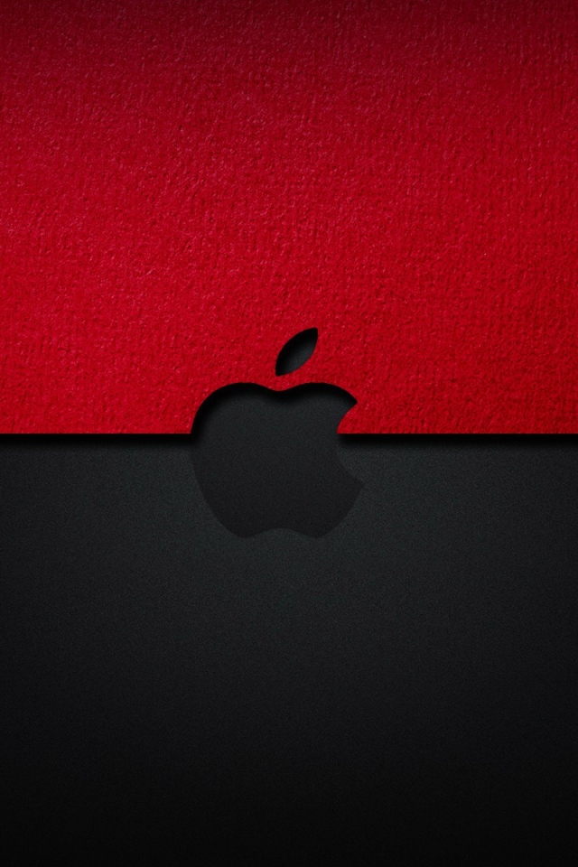 Черно красное Apple