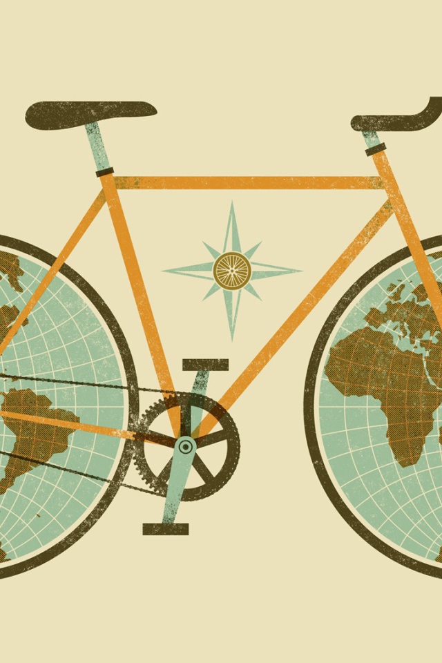 Велосипед земной шар