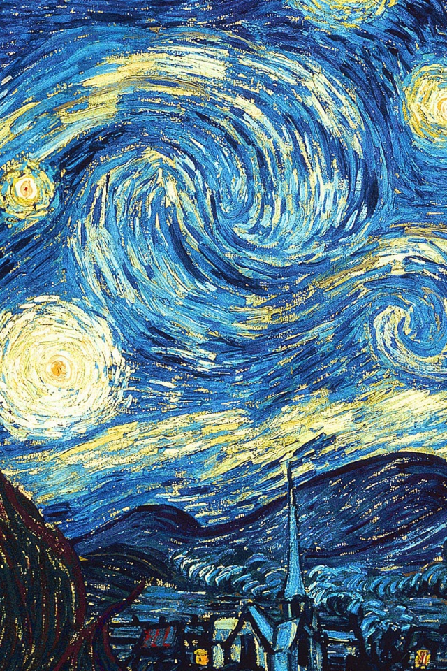 Картина Винсента Ван Гога - Ночью