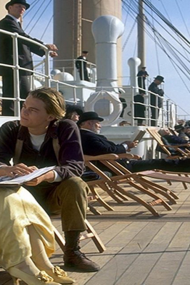 Сцена из фильма Титаник
