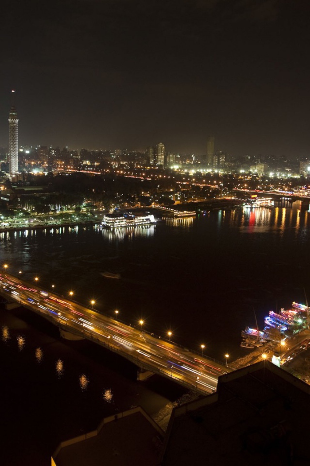 Ночной вид в Каире