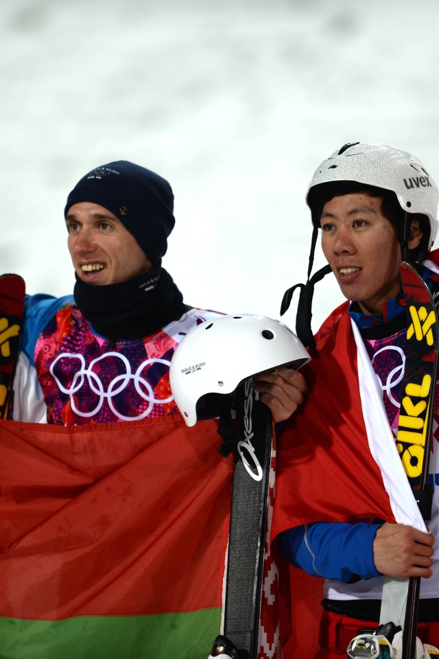 Дэвид Моррис из Австралии на олимпиаде в Сочи 2014 год