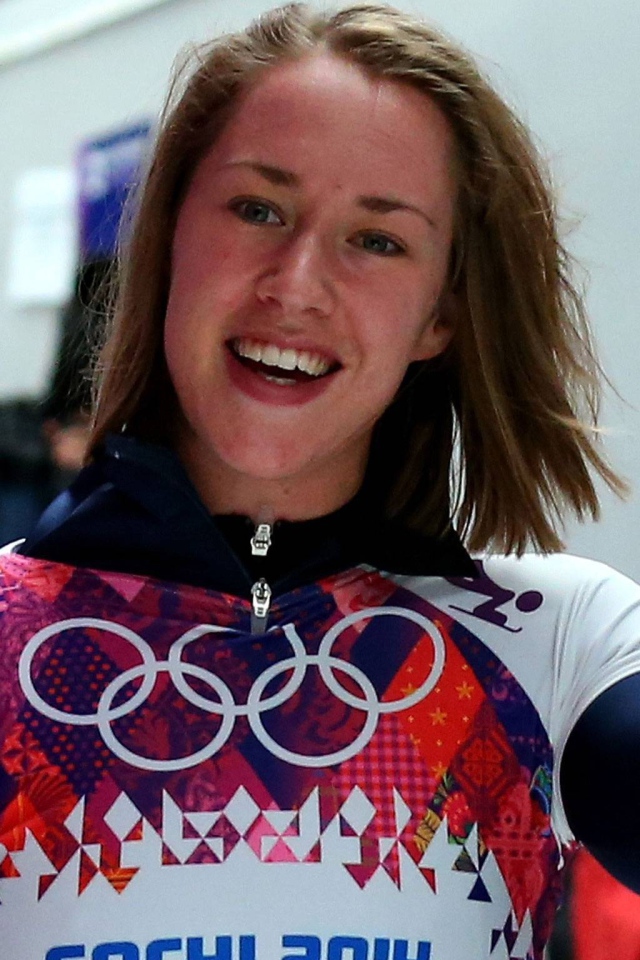 Элизабет Ярнольд на олимпиаде в Сочи 2014