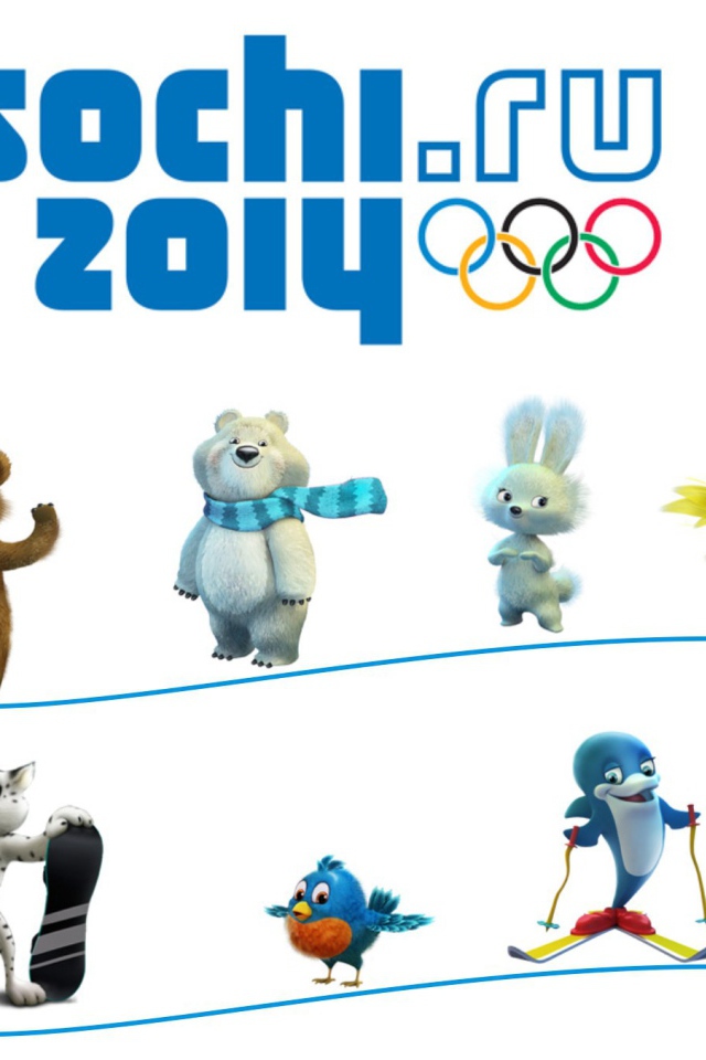 Символы Олимпиады в Сочи 2014